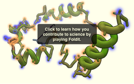 Foldit 游戏首页的说明图片